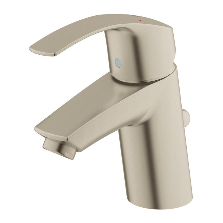 GROHE Eurosmart® Low-Arc Single Hole Bathroom Faucet with Drain ...